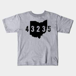 43235 zip code Worthington Columbus Ohio Kids T-Shirt